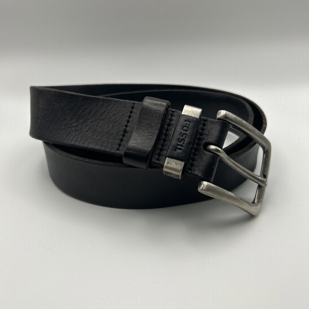 FOSSIL MB136100138 Brown LEATHER BELT MEN'S‎ SIZE 38